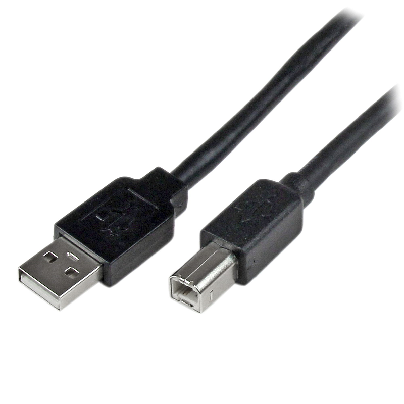 StarTech USB2HAB65AC 20m / 65 ft Active USB 2.0 A to B Cable - M/M